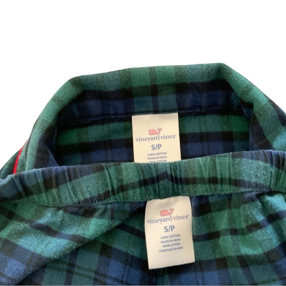 Vineyard  Vines Womens Plaid Pajama Set Size S - Picture 3 of 3